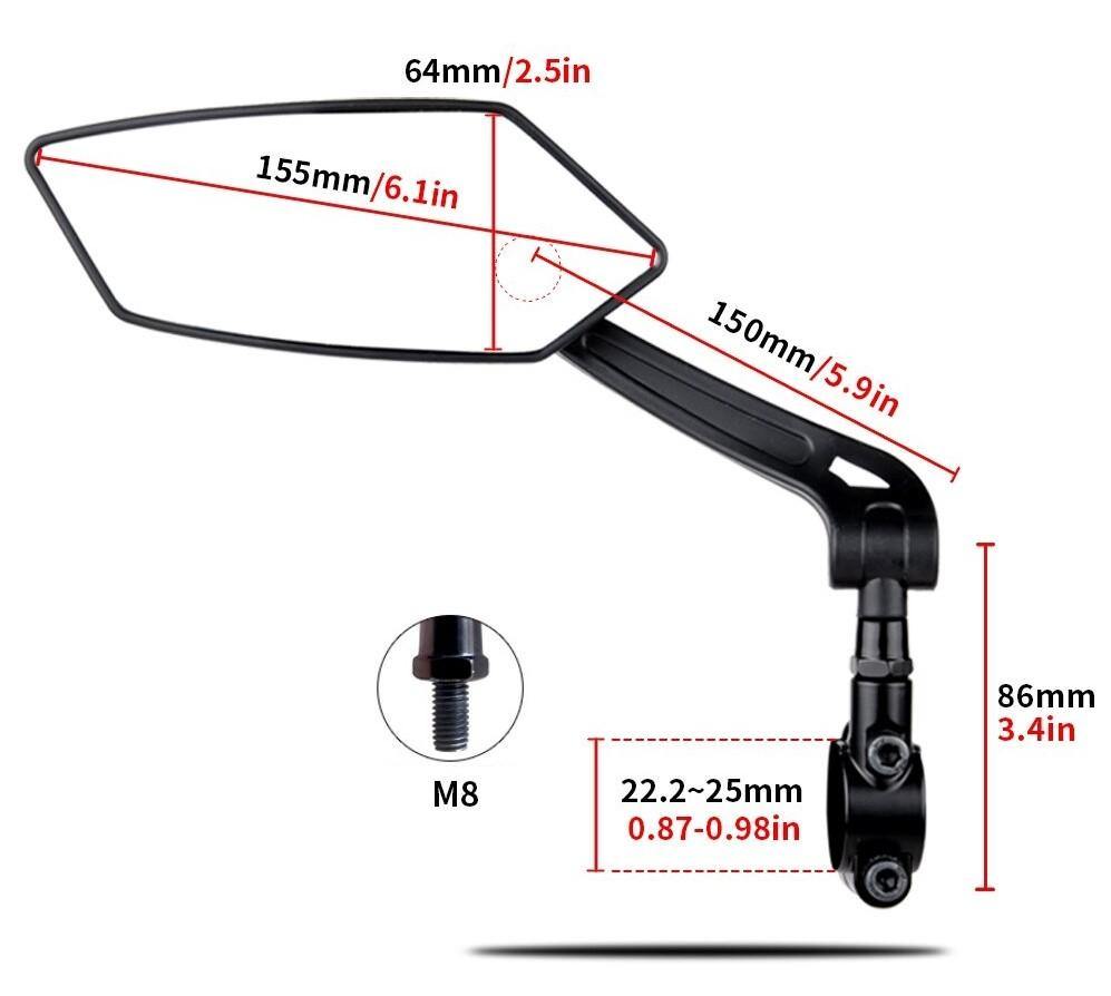 SafeRide™ | 360° Fietsspiegel