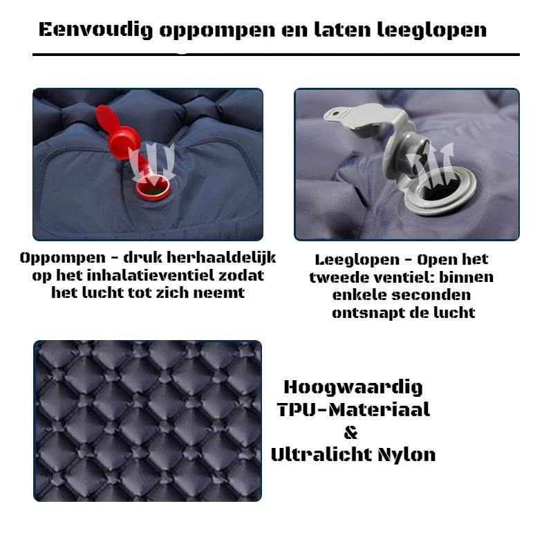 AirRest™ | Outdoor Matras met Ingebouwde Pomp