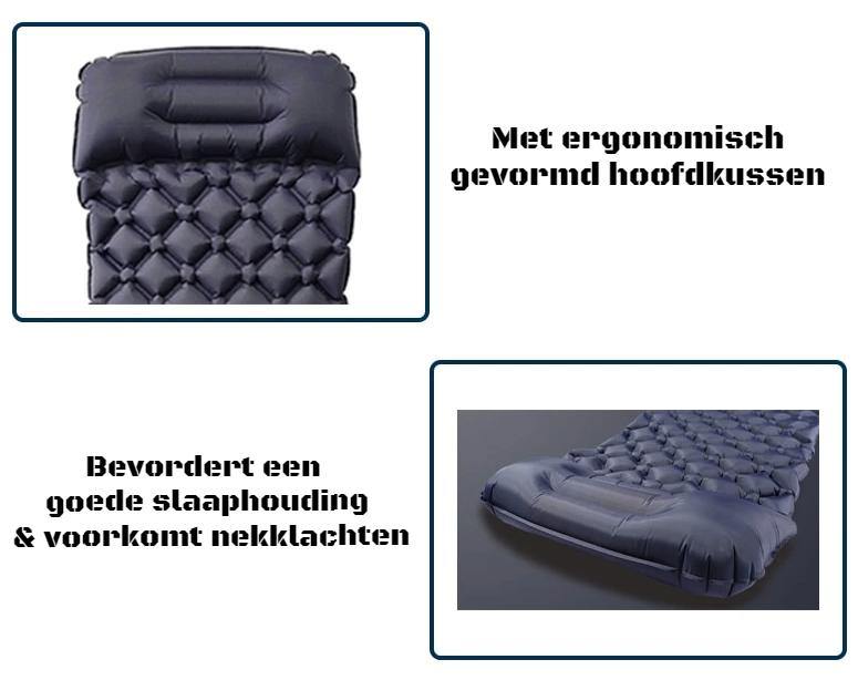 AirRest™ | Outdoor Matras met Ingebouwde Pomp