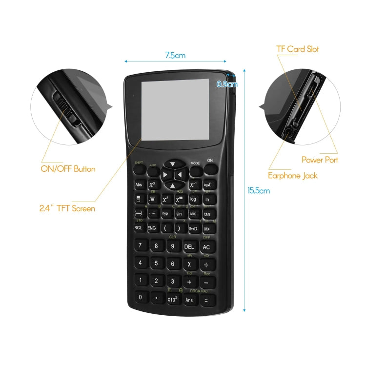 Multifunctionele Calculator met VERBOGEN MULTIMEDIA PLAYER